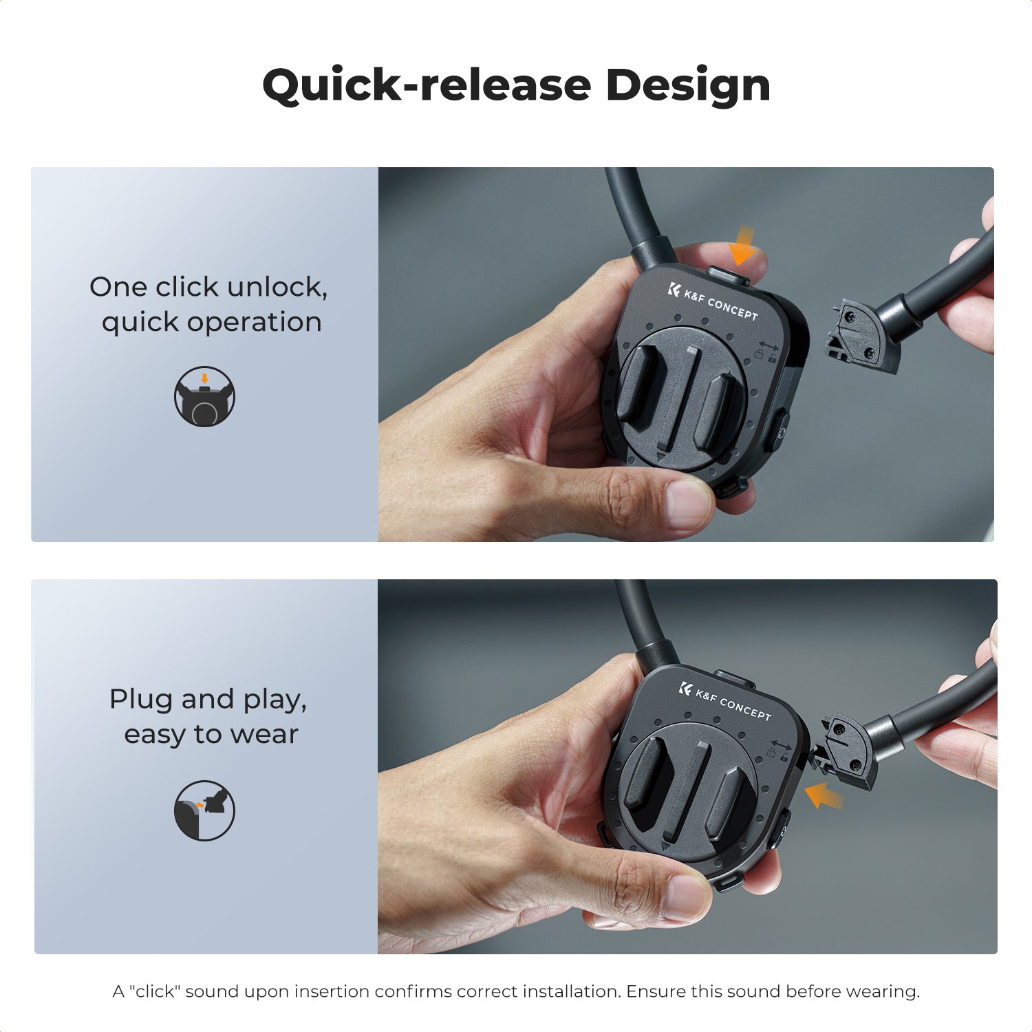 Magnetic Neck Phone Mount for Recording, Hands-Free POV/Vlog Video Filming, Magnetic Phone Chest Mount for GoPro / DJI Action / Insta360, Neck Holder