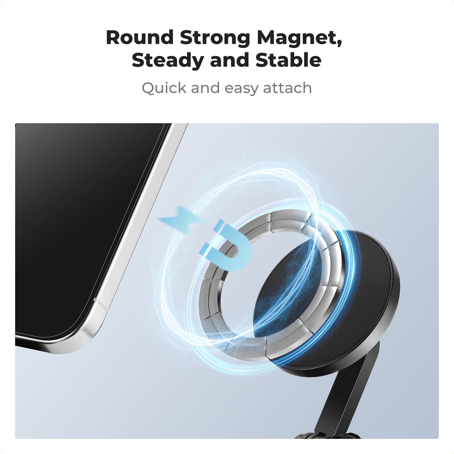 Magnetic Neck Phone Mount for Recording, Hands-Free POV/Vlog Video Filming, Magnetic Phone Chest Mount for GoPro / DJI Action / Insta360, Neck Holder