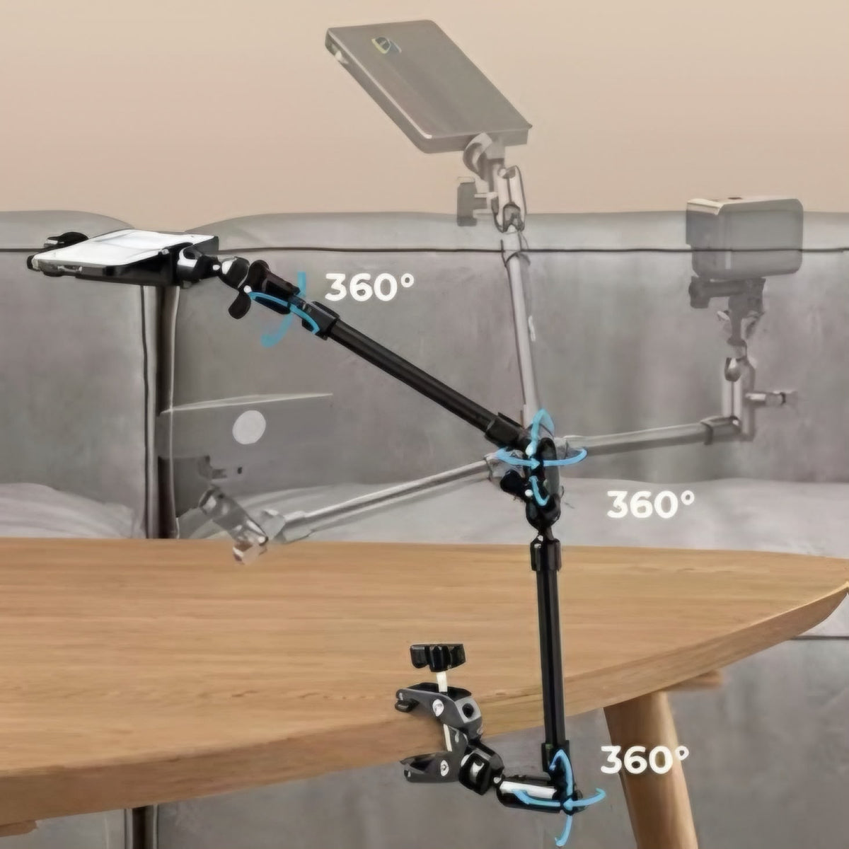 GENERAL GH-064 DUAL MAGIC ARM WITH CLAMP