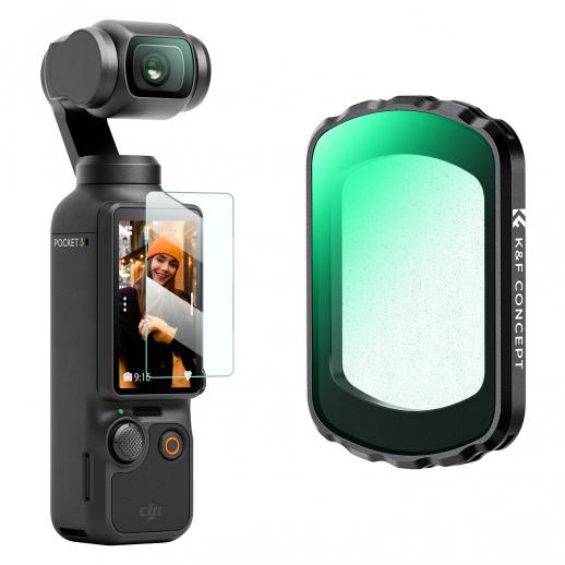 DJI Osmo Pocket 3 Magnetic Black Mist 1/8 Filter Multi-Coated Mist Dreamy Cinematic Effec Filter for Video / Vlog / Portrait Photography