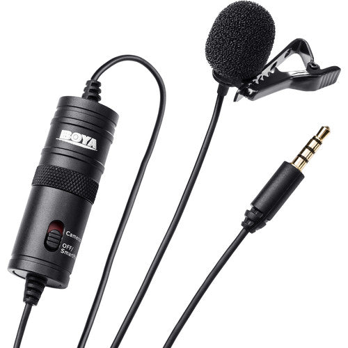 BOYA BY M1 Omnidirectional Lavalier Microphone (Black)