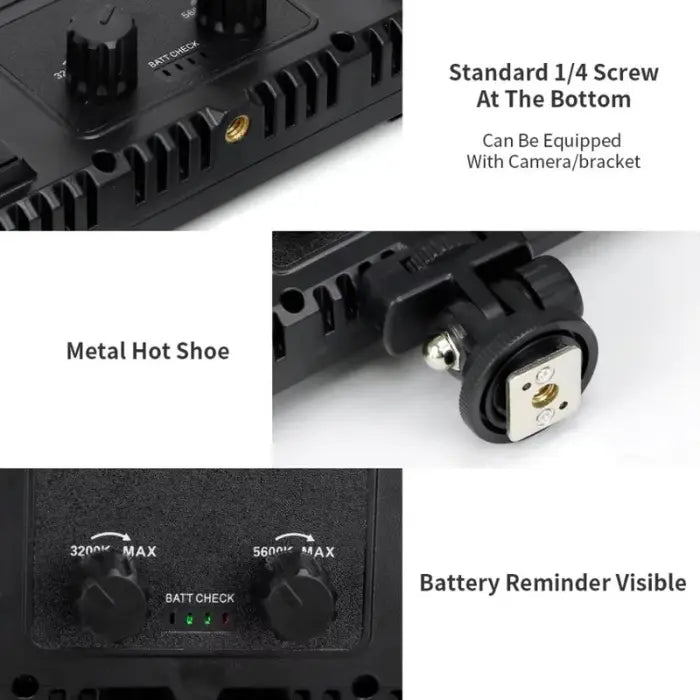 FXStudio 50W RGB LED Panel with Dual Battery Kit & Charger LED800RGB