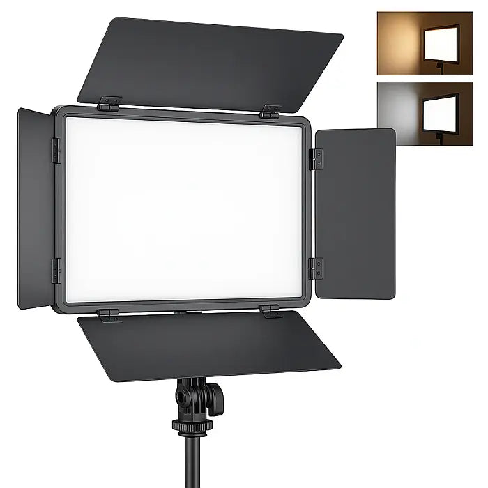 FX Studio 50W Bi-Color LED Panel with Dual Battery Kit & Charger LED800BI