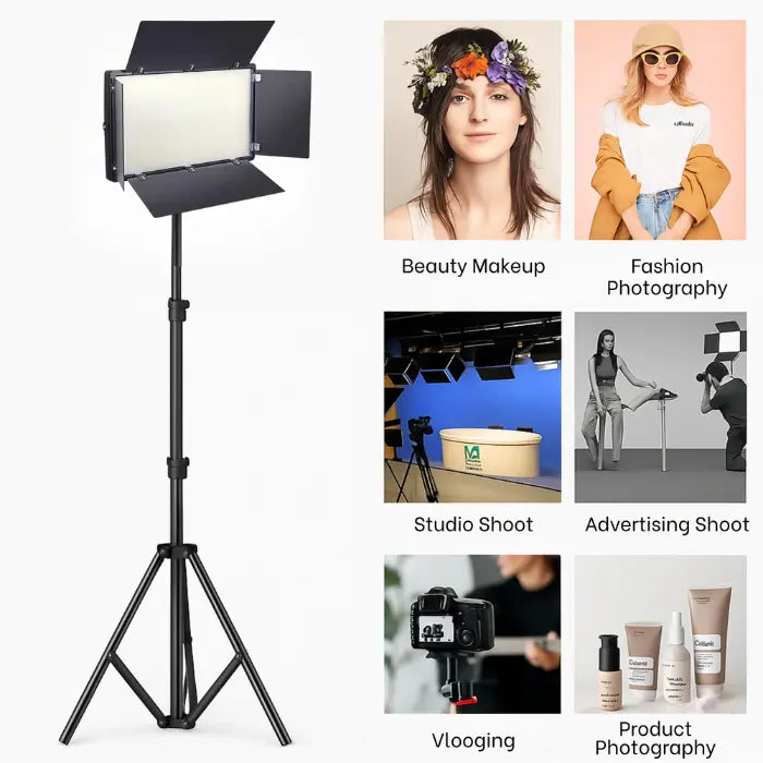 FX Studio 50W Bi-Color LED Panel with Dual Battery Kit & Charger LED800BI