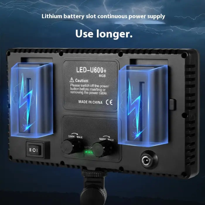 FX Studio 50W Bi-Color LED Panel with Dual Battery Kit & Charger LED800BI