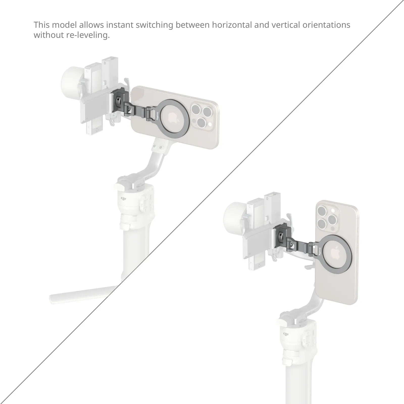 SmallRig Arca-Standard Phone Support with Cold Shoe Mount