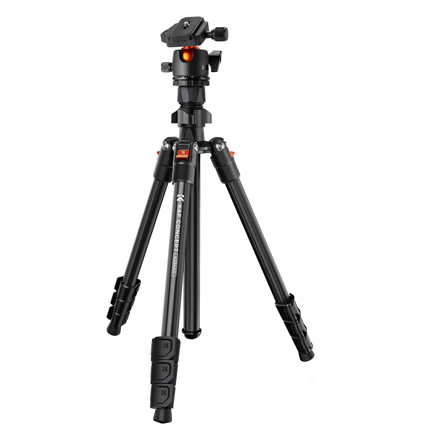 k&F 1.6m Lightweight Aluminum Compact Camera Tripod Flexible & Portable 8kg Load +BH-28L