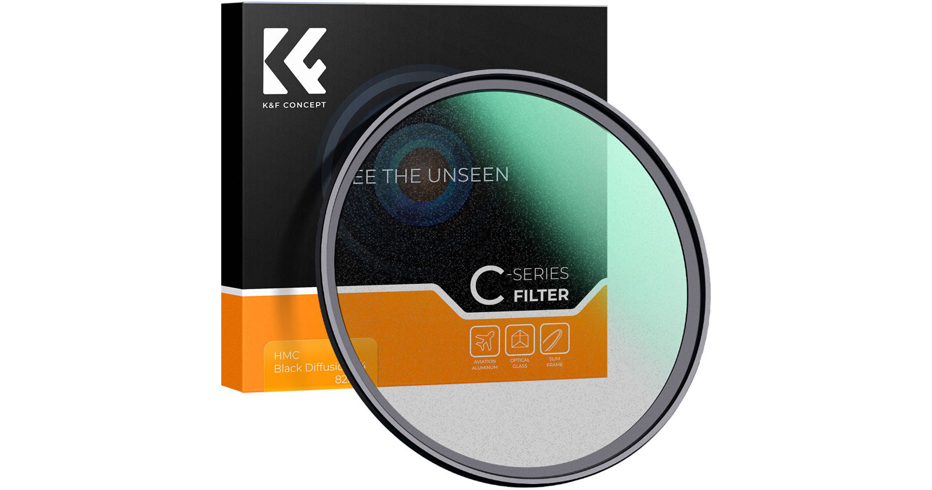 K&F Concept C-Series Black Diffusion Filter 1/4