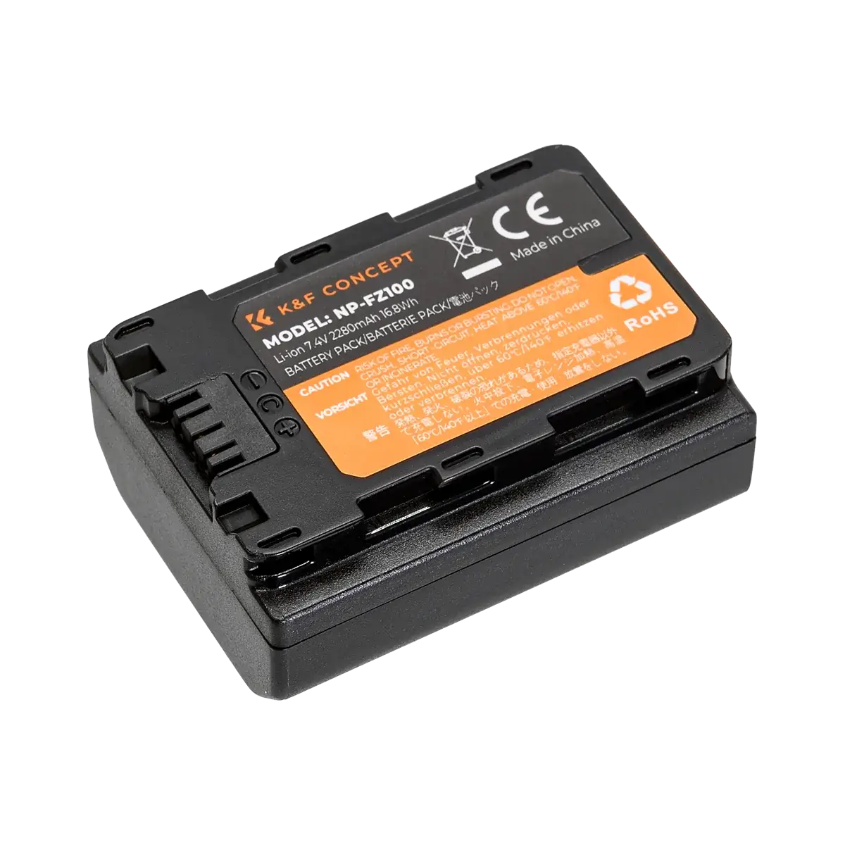 K&F Concept NP-FZ100 Camera Battery for Sony Cameras (KF28.0016V3)