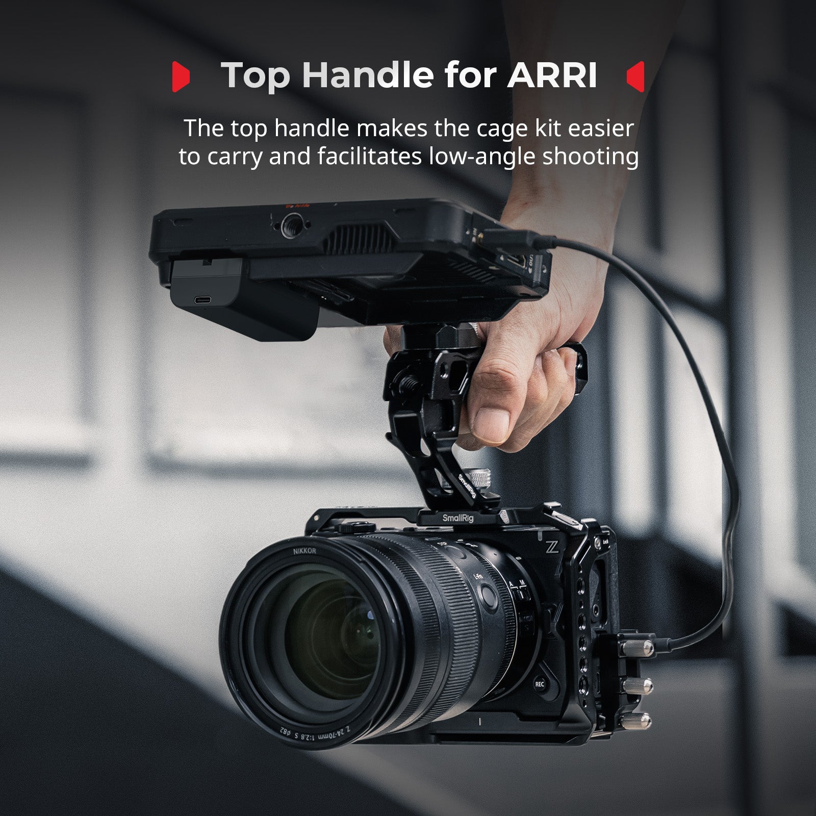 Cage Kit for Nikon ZR : Advance Cage Kit with Top and Side Handles
