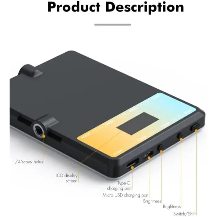 MAMEN CL-V11R RGB On-Phone Light | 24 FX Effects & Bi-Color