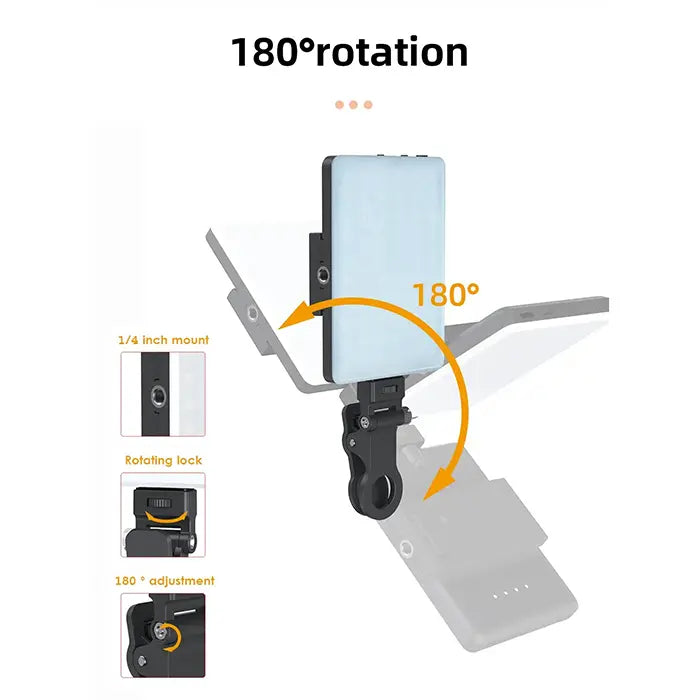 MAMEN CL-V11R RGB On-Phone Light | 24 FX Effects & Bi-Color