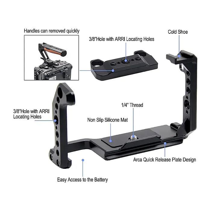 Mamen Sony FX3/FX30 Camera Cage