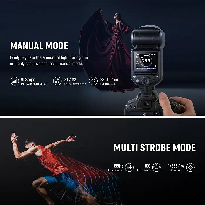 NEEWER Z2 TTL Round Head Flash Speedlite