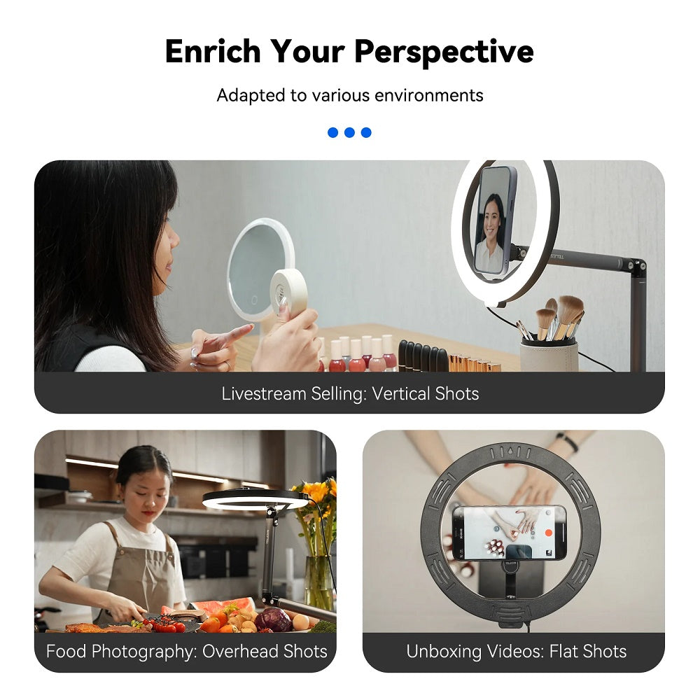 TELESIN Selfie Ring Light