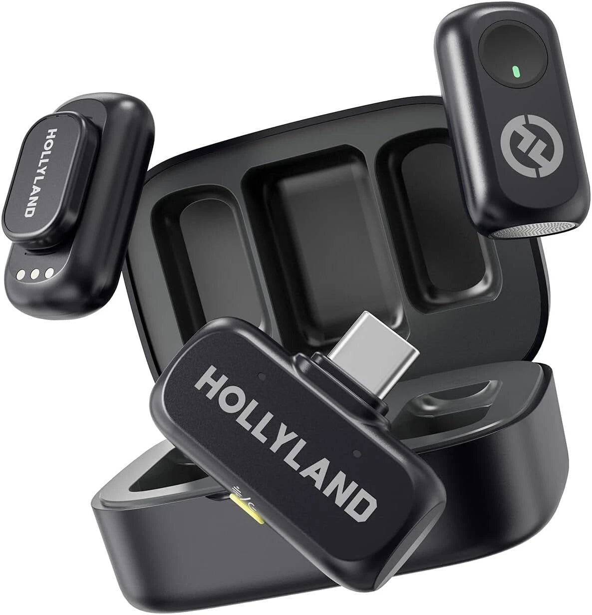Hollyland LARK A1 Wireless Mini Microphone for iPhone 15 16 Pro Android Phones