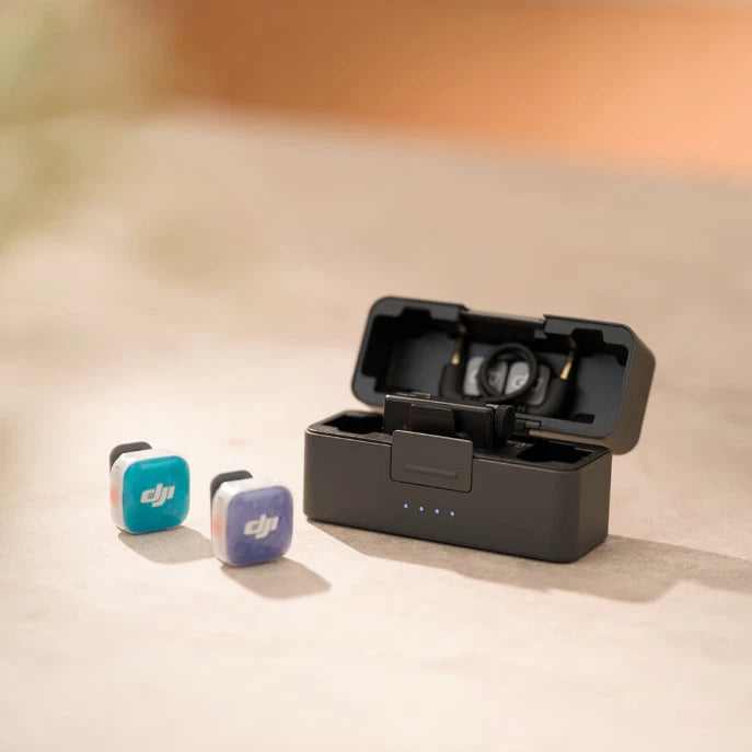 DJI Mic Mini 2S Wireless Microphone (2 TX + 1 RX + Charging Case) black