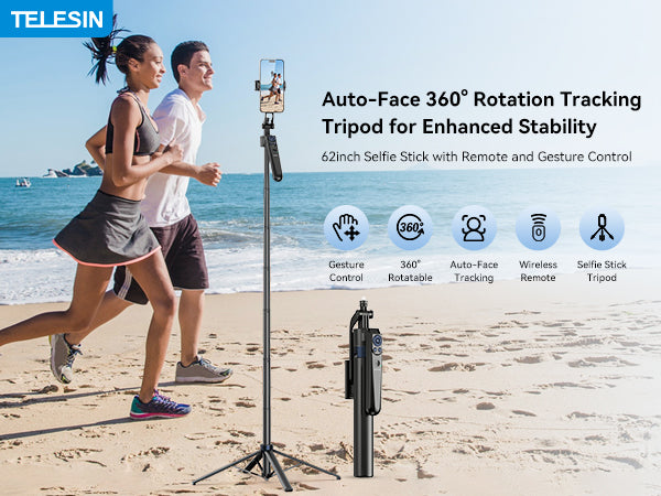TELESIN Intelligent Auto-Tracking Tripod